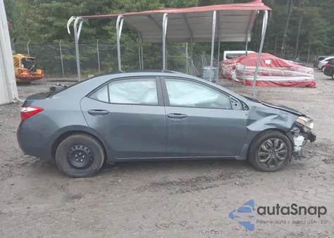 2016 Toyota Corolla Le из США, поврежденный, VIN 2T1BURHE3GC606717